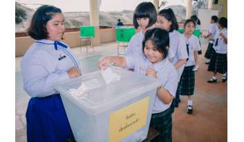 กิจกรรมเลือกตั้งสภานักเรียน-ดรุณากาญจนบุรี