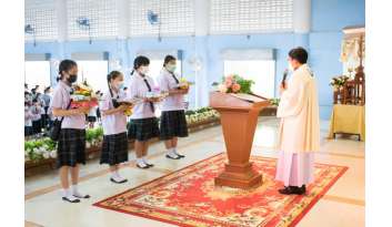 พิธีไหว้ครูปีการศึกษา-2565-ระดับชั้น-ป-4ม-6-โรงเรียนดรุณากาญจนบุรี