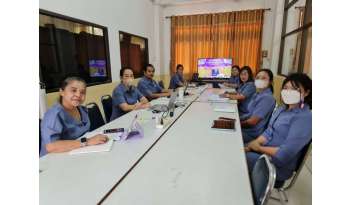 โรงเรียนดรุณากาญจนบุรีเข้าร่วมประชุมออนไลน์การสื่อสาร