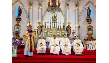 โรงเรียนดรุณากาญจนบุรีเข้าร่วมพิธีบูชาขอบพระคุณพระเจ้าโอกาสฉลอง25ปี